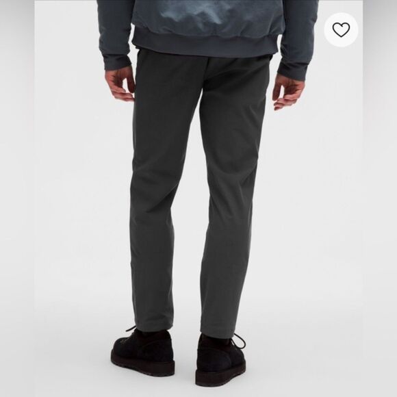 Lululemon Size 31 ABC Slim Fit Dark Gray Warpstreme Chino Pants Men's Waterproof - Picture 12 of 13